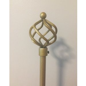 Gold Curtain Rod Set